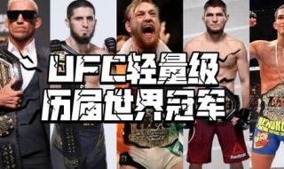 ufc最强排名 ufc史上最强人